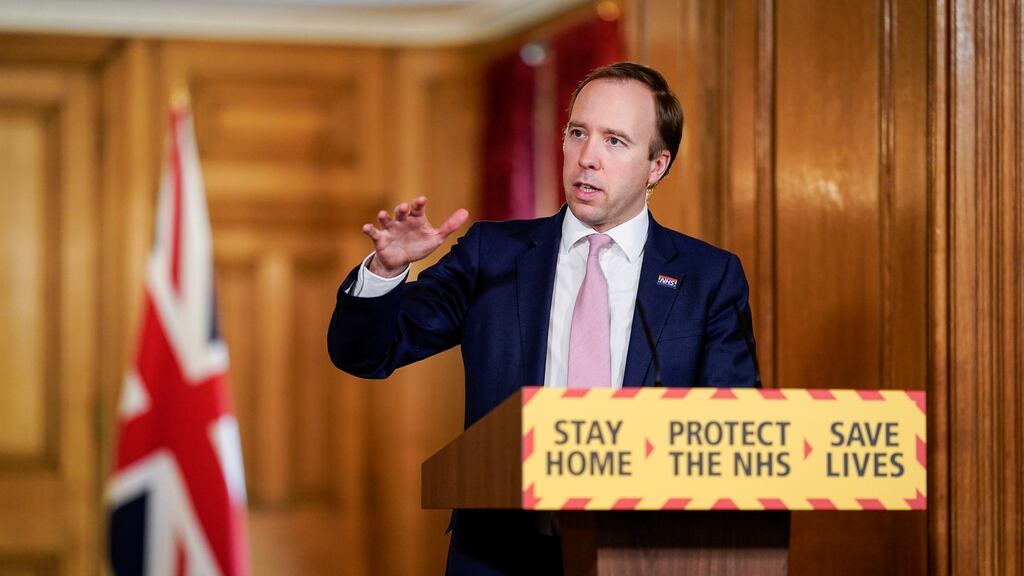 Britain’s health secretary Matt Hancock: ‘I know that the people of the Isle of Wight will embrace this with enthusiasm.’ Photograph: Reuters