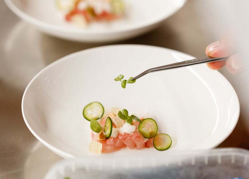 D'Olier Street: hamachi crudo. Photograph: David McClelland