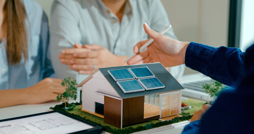 Sustainable energy communities are supporting households who want to retrofit their homes. Photograph: MTStock Studio/Getty Images