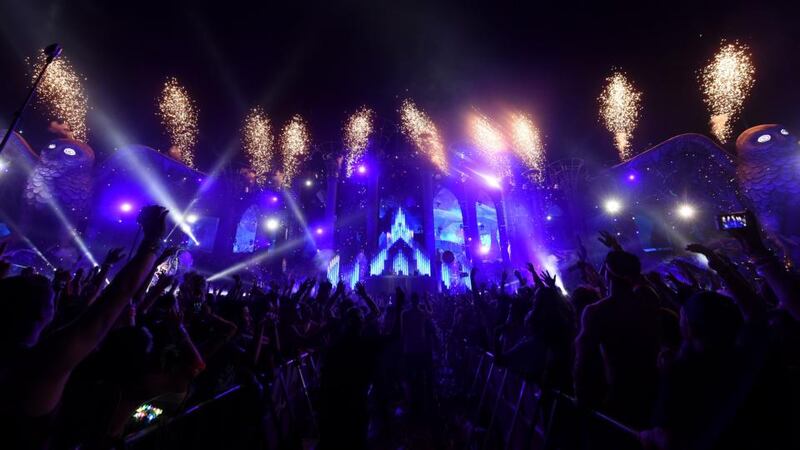Big draw: Tiesto DJs at the Electric Daisy Carnival, in Las Vegas. Photograph: Ethan Miller/Getty