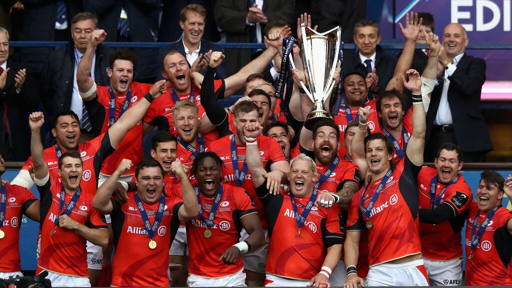 Saracens once again look like being the team to beat this year. Photo: Getty Images