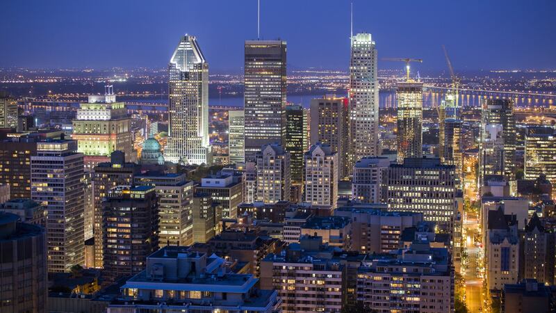Downtown Montreal. Photograph: Getty Images
