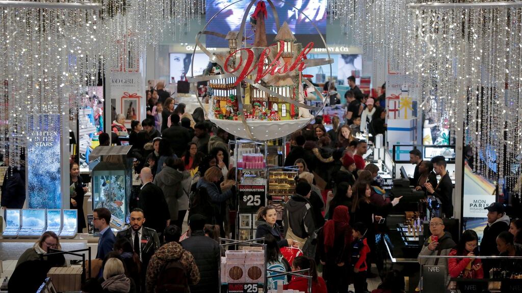 The US retail sector shed 20,000 jobs last month during the crucial Christmas season. Photograph: Reuters