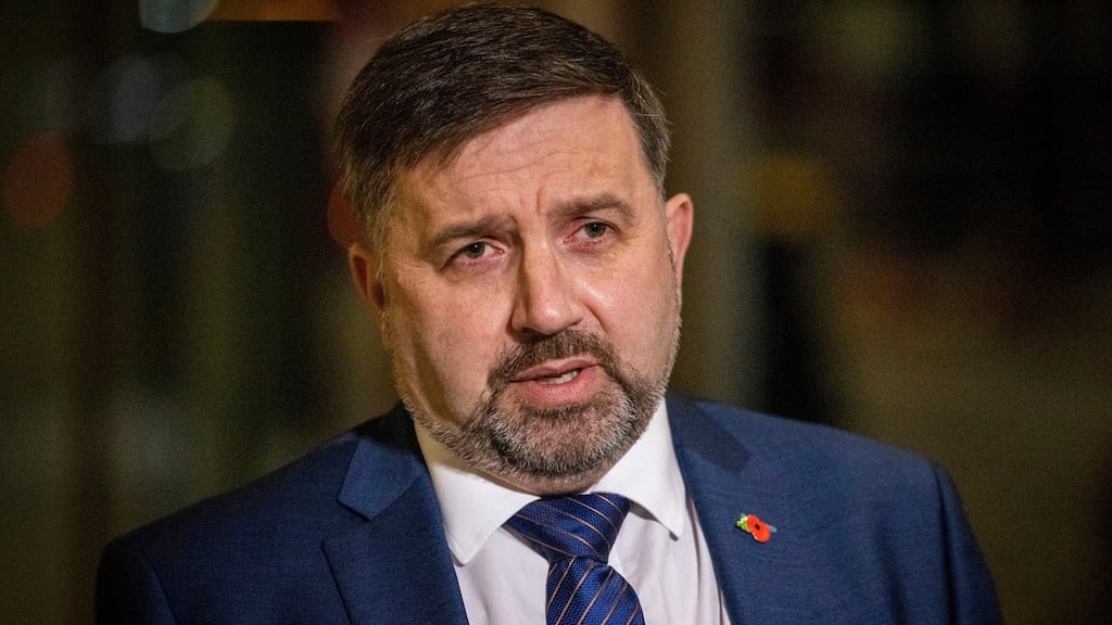 Robin Swann was critical of the level of compliance from “some” within the hospitality sector. File photograph: Liam McBurney/PA Wire