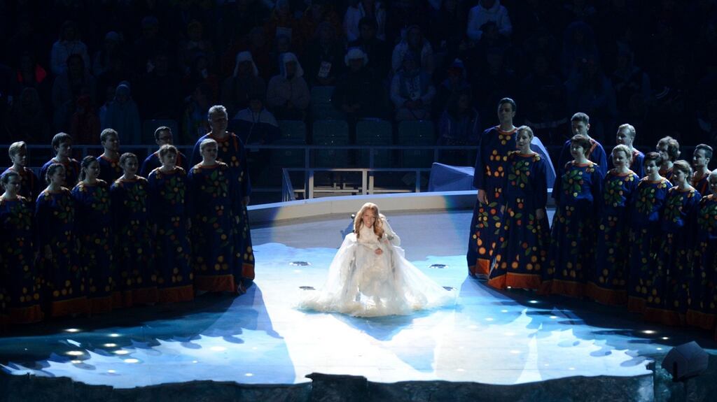 Ukraine has barred Russia’s Eurovision entry Yuliya Samoilova from entering the country. Photograph: Kirill Kudryavtsev /AFP/Getty Images