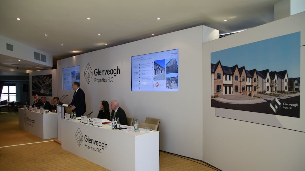 Glenveagh Properties PLC image during its first AGM. Photo: Nick Bradshaw for The Irish Times