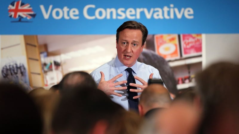 David Cameron during the 2015 campaign. Photograph: Chris Radburn/PA Wire