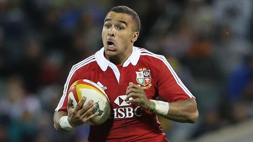 Simon Zebo during yesterday’s match against the ACT Brumbies at Canberra Stadium. Photograph: David Rogers/Getty Images