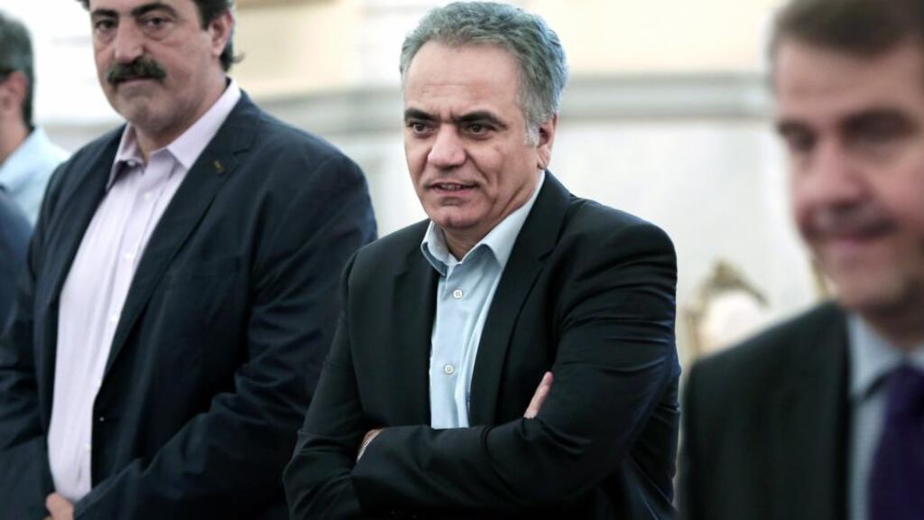 Newly appointed Greek energy minister Panos Skourletis says Greece will look to alternatives to privatising its power grid. Photograph: AFP/Getty Images