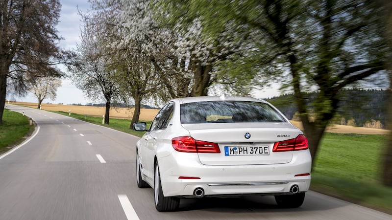 The BMW 530e is an exceptionally refined car in which to travel, with the 2.0-litre petrol engine only becoming overly vocal when full acceleration is called for