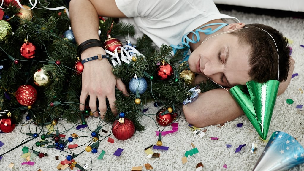 The morning after the night before: see in the new year by cutting back on alcohol, holding off on joining a gym, and making packed lunches. Photograph: iStock