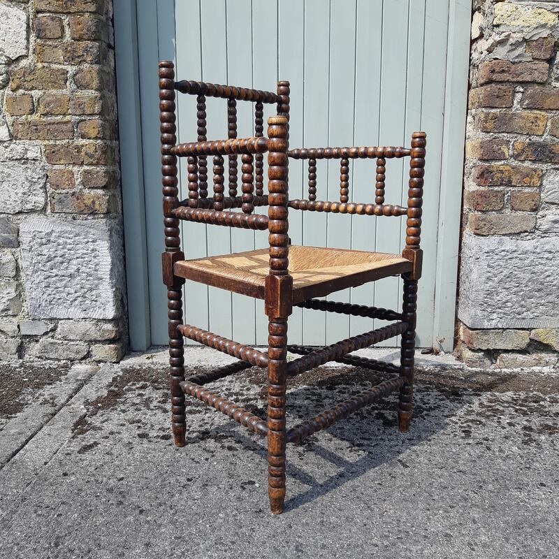 19th-century elm bobbin chair, €750, Straffan Antiques