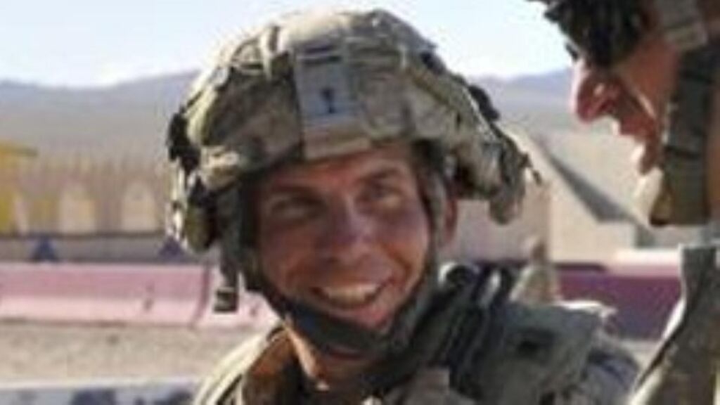 Staff Sgt Robert Bales pictured during an exercise at the National Training Centre in Fort Irwin, California, in August 2011. Photograph: US Department of Defense/Reuters