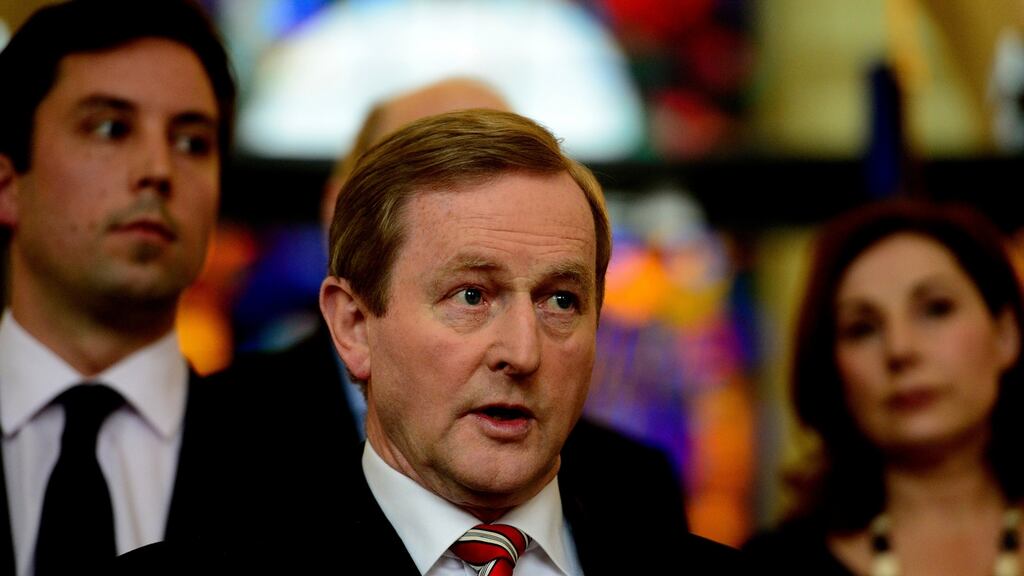 Acting Taoiseach and Fine Gael leader Enda Kenny at Government Buildings. File photograph: Cyril Byrne/The Irish Times