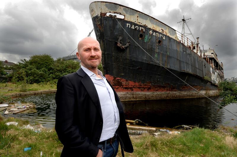 Sam Field Corbett at the Naomh Éanna in 2017. Photograph: Cyril Byrne/The Irish Times