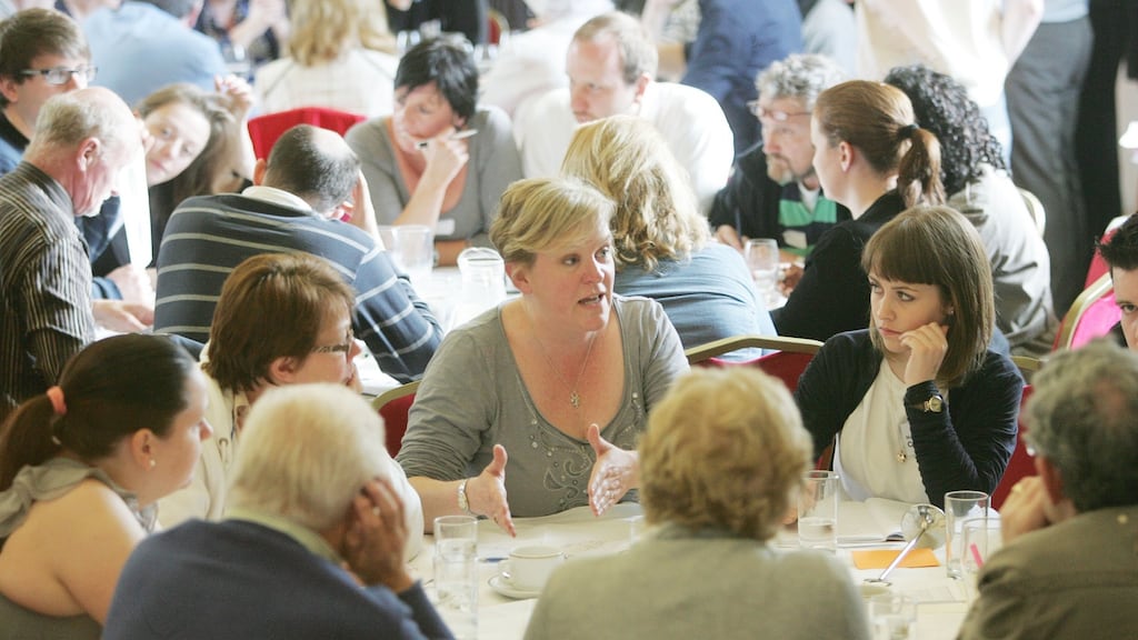 The citizens’ assembly will be holding up to 10 weekend conference-style meetingsover a period of a year commencing in October. Photograph: Alan Betson