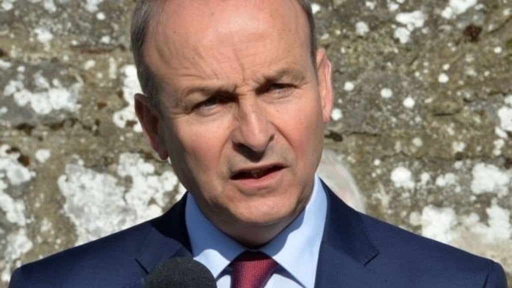 Micheál Martin said the situation in Ukraine was about ‘upholding universal principles of self determination, democracy, freedom of speech free media’. File photograph: The Irish Times