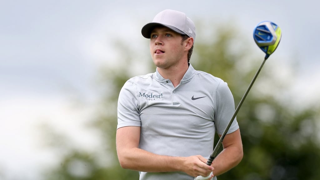 Niall Horan: “To support the Northern Ireland Amateur Open gives young players a chance to learn more about themselves and their game.” Photograph: Matt Mackey/Inpho