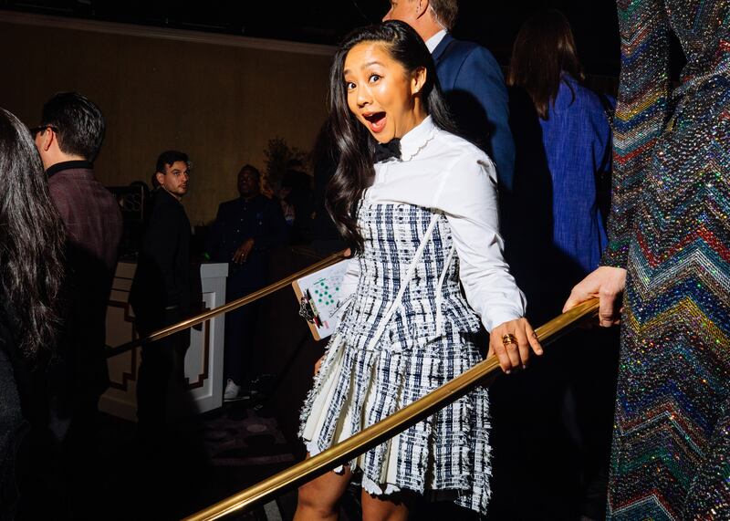 Stephanie Hsu of Everything Everywhere All at Once who is a supporting actress nominee. Photograph: Sinna Nasseri/The New York Times