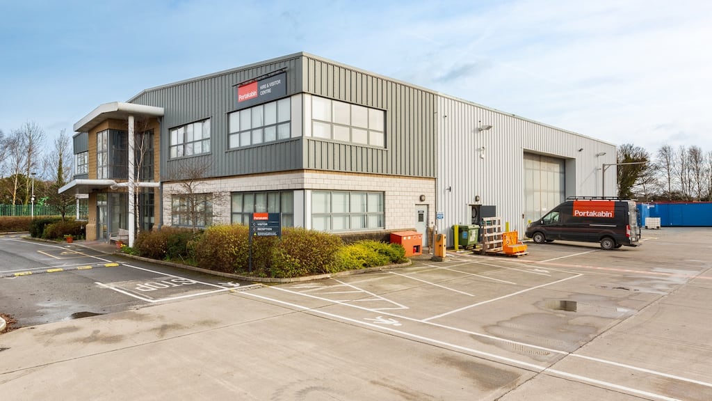 The subject unit at Roseville Business Park in Donabate, Co Dublin