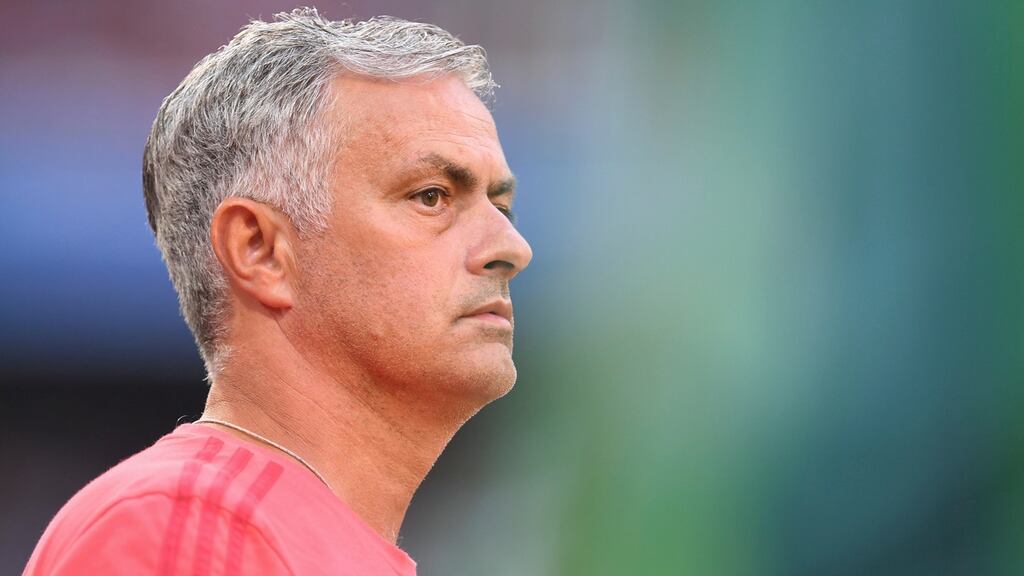 José Mourinho is ‘not confident’ Manchester United will make any more signings before the end of the transfer window. Photograph: Lukas Barth-Tuttas/EPA