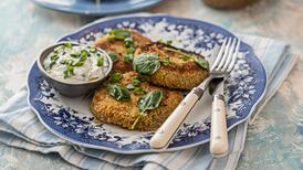 Smoked haddock fishcakes, sauce gribiche