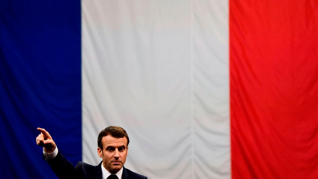 French president Emmanuel Macron: wants an expansion of EU powers in exactly the kind of way that makes many Europeans feel alienated.  Photograph: Christophe Simon/AFP