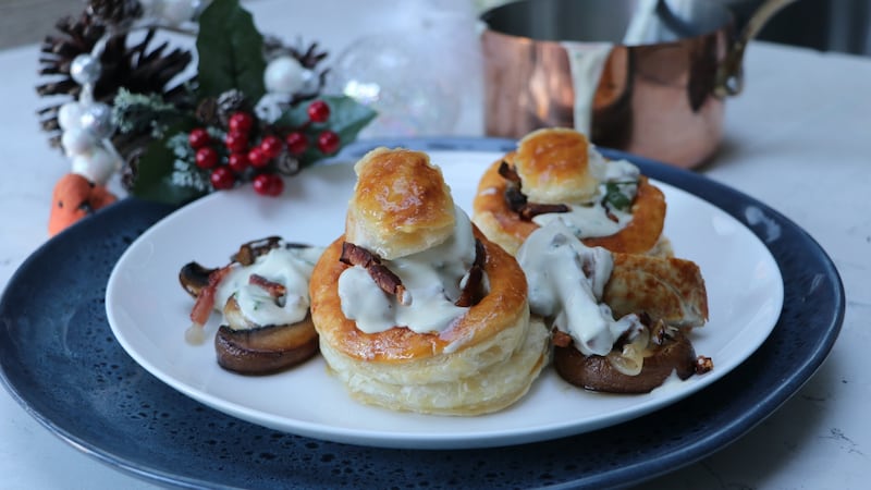 Gaz Smith’s chicken and mushroom vol-au-vent