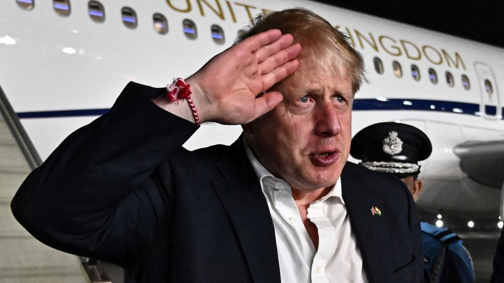 Britain’s prime minister Boris Johnson: ‘I think that what people want in our country is for the government to get on and focus on the issues on which we were elected.’ Photograph: Ben Stansall