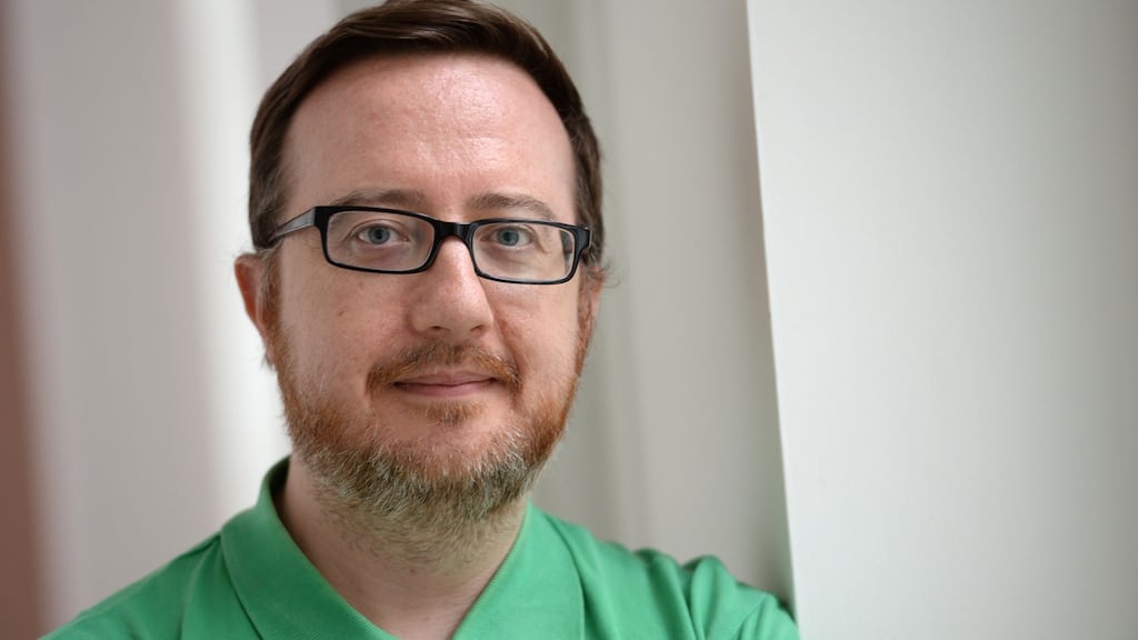 Composer Andrew Hamilton. Photograph: Dara Mac Dónaill