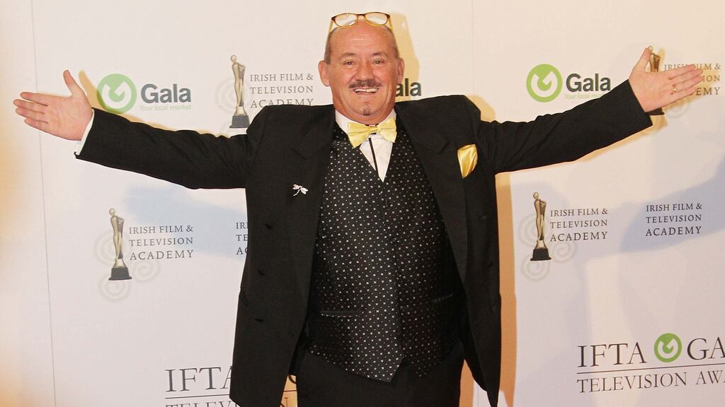 Lifetime Achievement Award winner Brendan OCarroll at the Ifta Gala Television Awards 2015. Photograph: Stephen Collins/Collins Photos