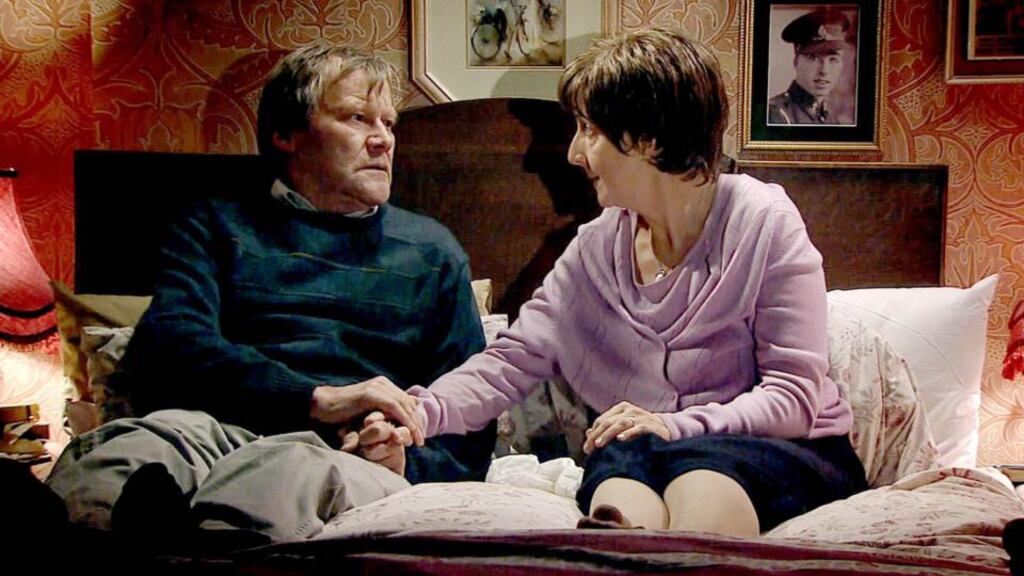 A photo of Hayley and Roy Cropper, played by Julie Hesmondhalgh and David Neilson. Photograph: ITV/PA
