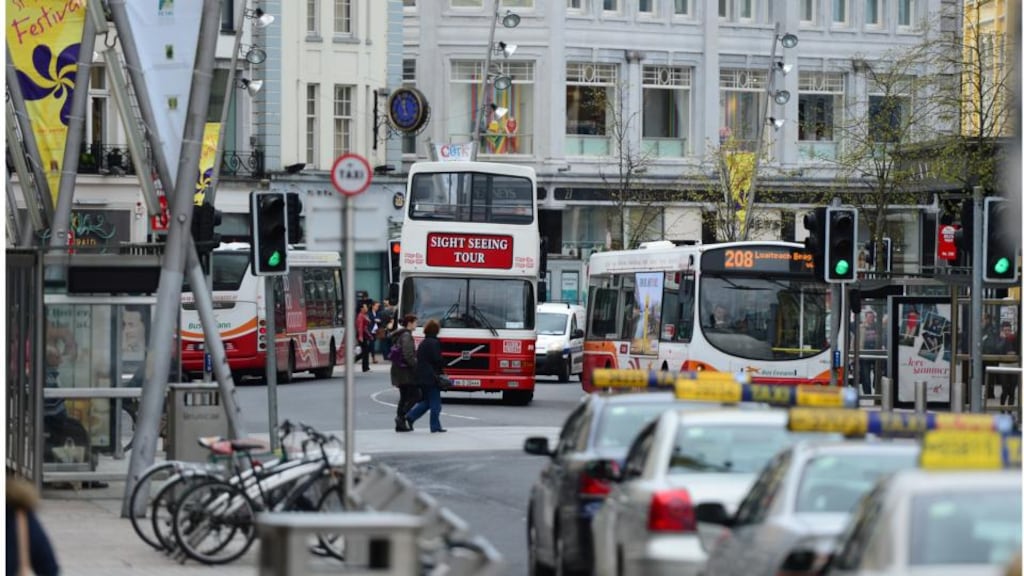 Patrick Street:  there will be plenty of debate about the  review of the Cork city boundary. Photograph: Bryan O’Brien/The Irish Times