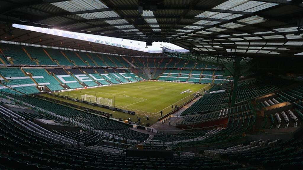 Wednesday night’s match at Celtic Park has been postponed. Photograph: Getty Images