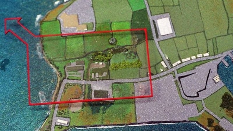 The site plan for the €160 million waste incinerator in Ringaskiddy, Co Cork. Photograph: Mark Kelleher