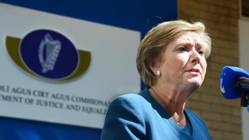 Minister for Justice Frances Fitzgerald: her department is working on wording of the amendment. Photograph: Cyril Byrne / The Irish Times