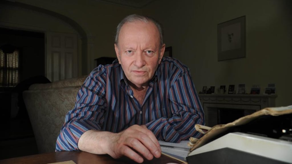 Poet Derek Mahon. Photograph: Michael Mac Sweeney / Provision