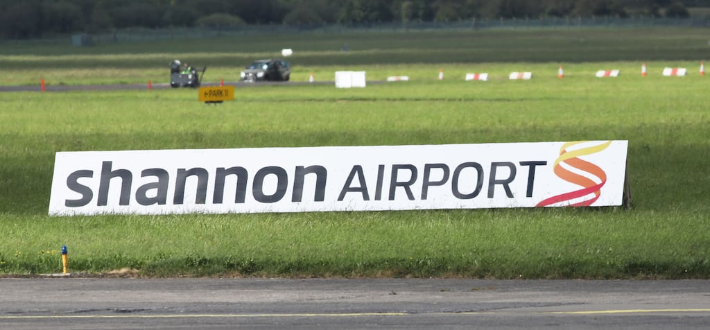 Three people were arrested at Shannon Airport on Saturday