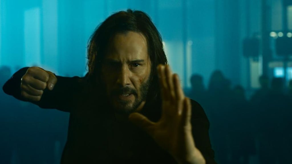 In the Matrix Resurrections, every stretch of decent writing is undermined by lines so clunky you find yourself doubting reality