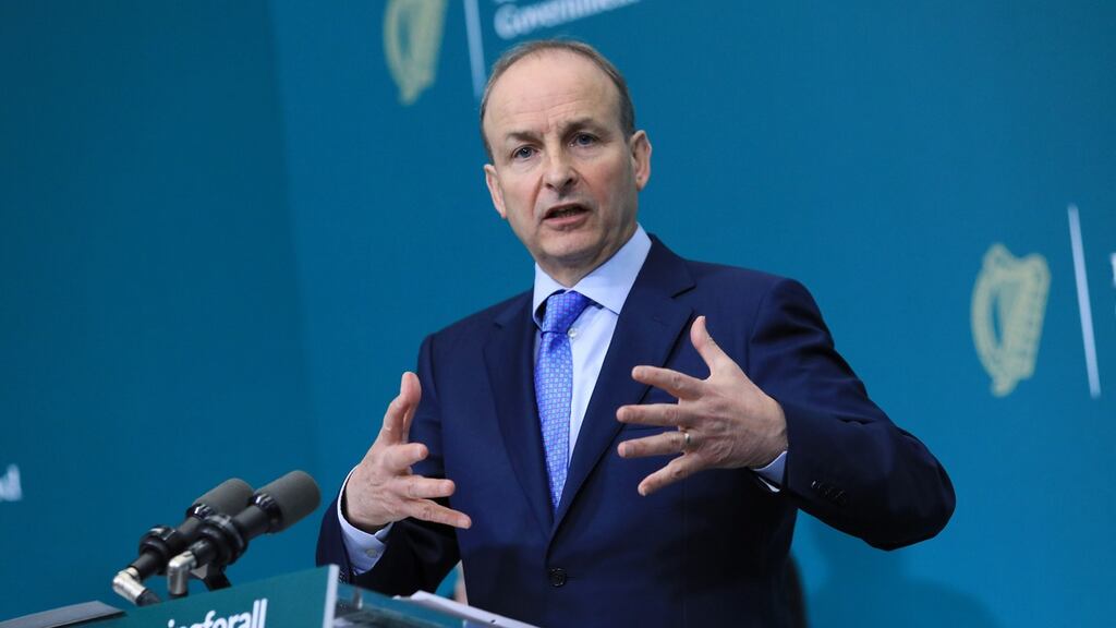 Taoiseach Micheál Martin has said very high levels of inflation are mainly due to global issues ‘outside of our control’. Photograph: Julien Behal Photography