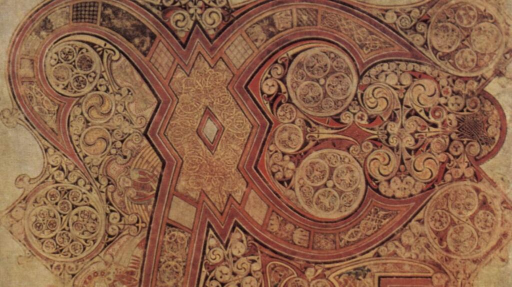 Issues of cultural appropriation in this case would be like the lettering of the Book of Kells itself: highly intricate. Photograph: Courtesy of Trinity College Dublin