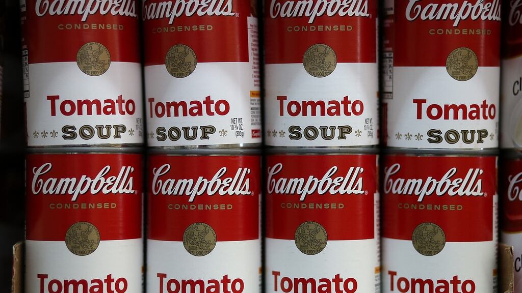 Hewlett Packard Enterprises, Urban Outfitters, Hostelworld, Abercrombie & Fitch and Campbell’s Soup also posted results this week. Photograph: Justin Sullivan/Getty Images