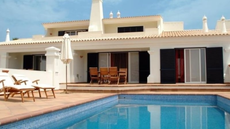 The spacious three-bedroom villa in Portugal