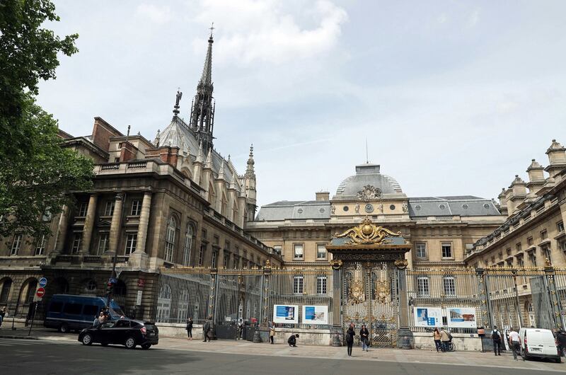 The Palais de Justice in Paris, where the trial of Ian Bailey is taking place. Photograph: Steve Parsons/PA Wire