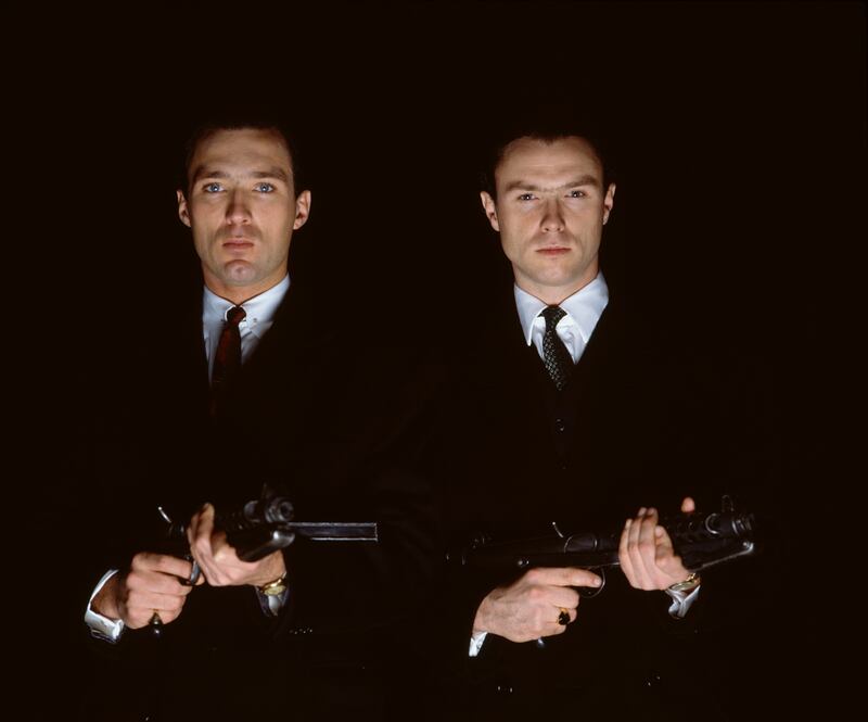 The Krays: Martin and Gary Kemp as Reggie and Ronnie Kray. Photograph: Richard Blanshard/Getty