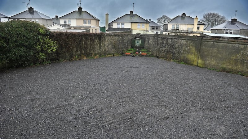 The site of a former mother and baby home in Tuam, where there is now verified evidence of remains of a significant number of babies and young children. Photograph: Ray Ryan