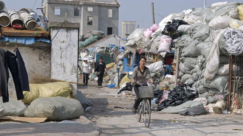 A recycling depot in  Jiangsu Qidong,  China. Photograph:  Getty Images