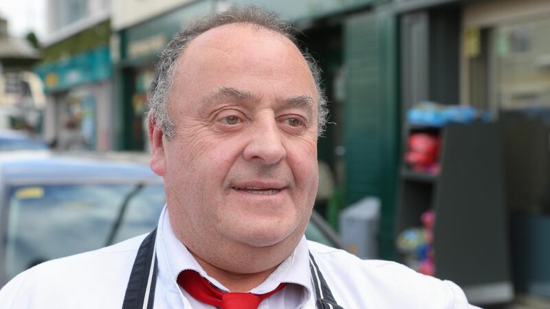John McQuinn of Roger Finnerty Butchers in Oughterard. Photograph: Joe O’Shaughnessy