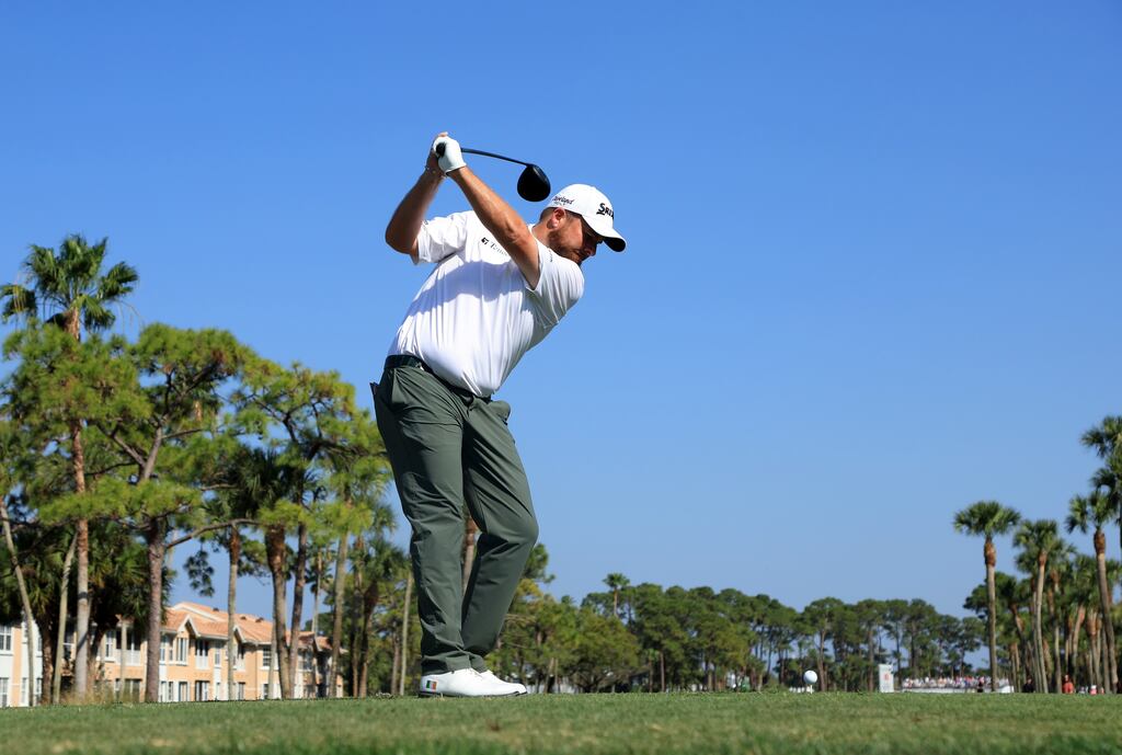 Ireland's Shane Lowry on the 8th hole during his final round in the Honda Classic at Palm Beach Gardens, Florida. Photograph: Sam Greenwood/Getty Images