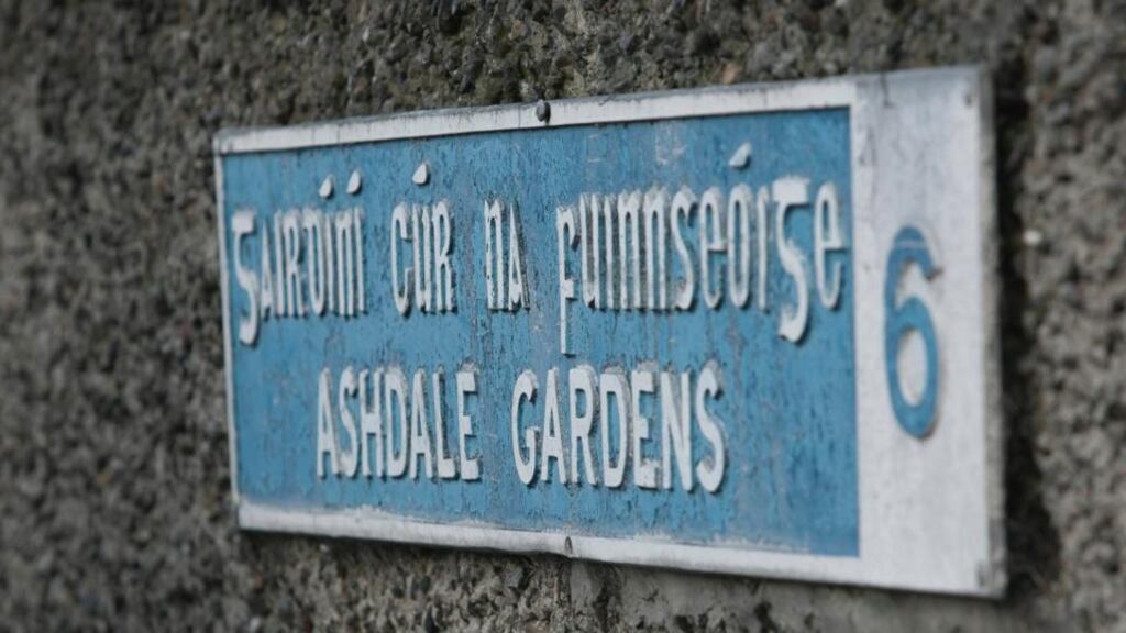 The scene at Ashdale Gardens has been preserved pending a forensic and technical examination.